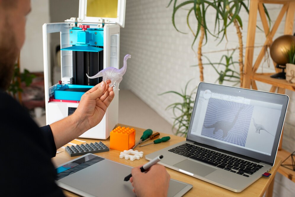 3D Printing Intellectual Property - abstract illustration